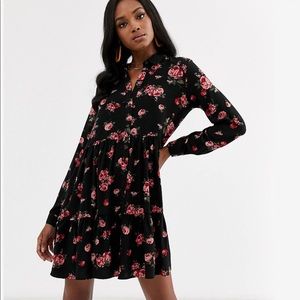 ASOS Stradivarius Floral Shirt Dress NWT
